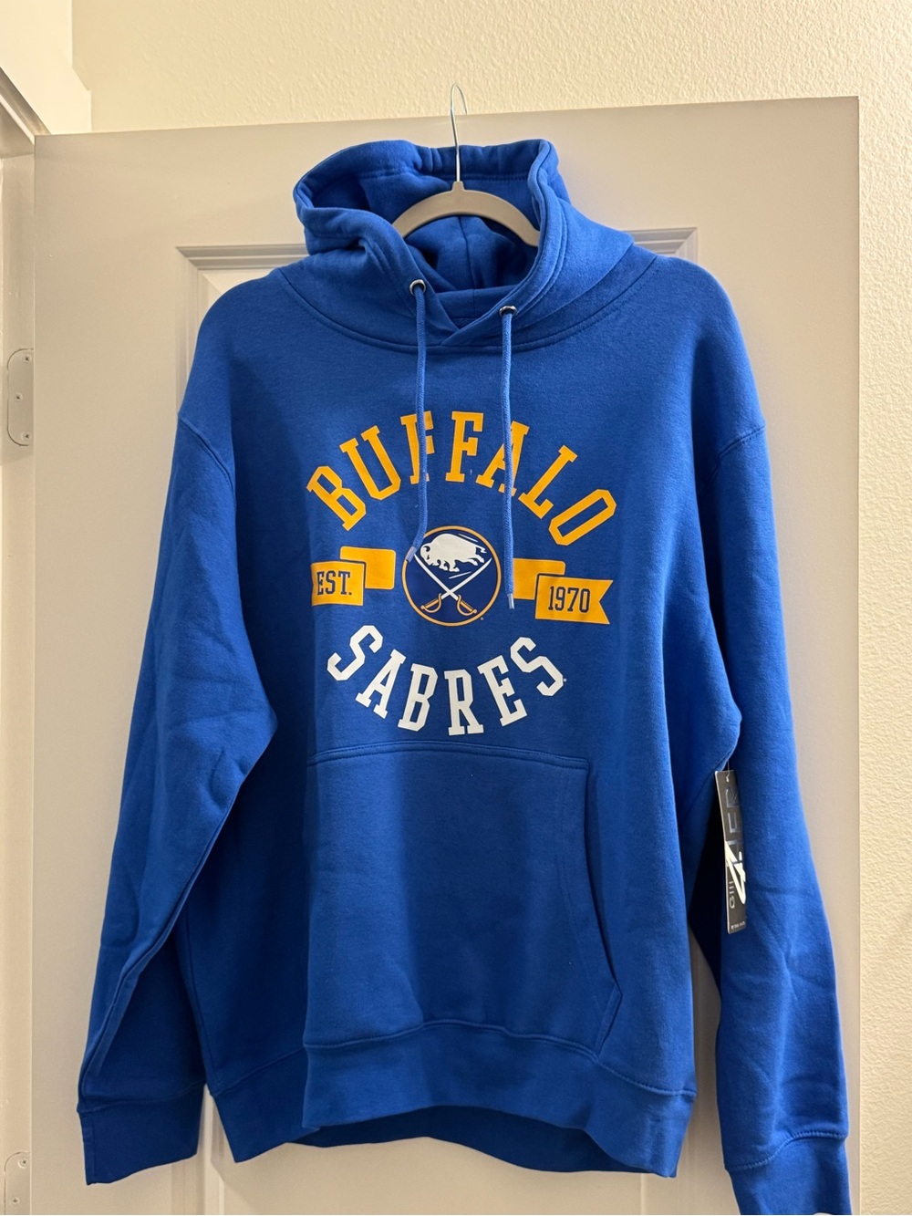 Buffalo Sabres G-III 4Her Hoodie Blue Men’s Large NWT NHL